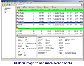 system management tool: screen shots